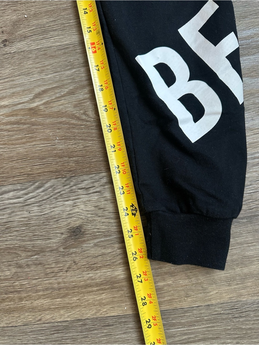 Bebe Sport Women’s Black Joggers White Logo Leg‎ Sweatpants Size S Athleisure - Picture 3 of 4